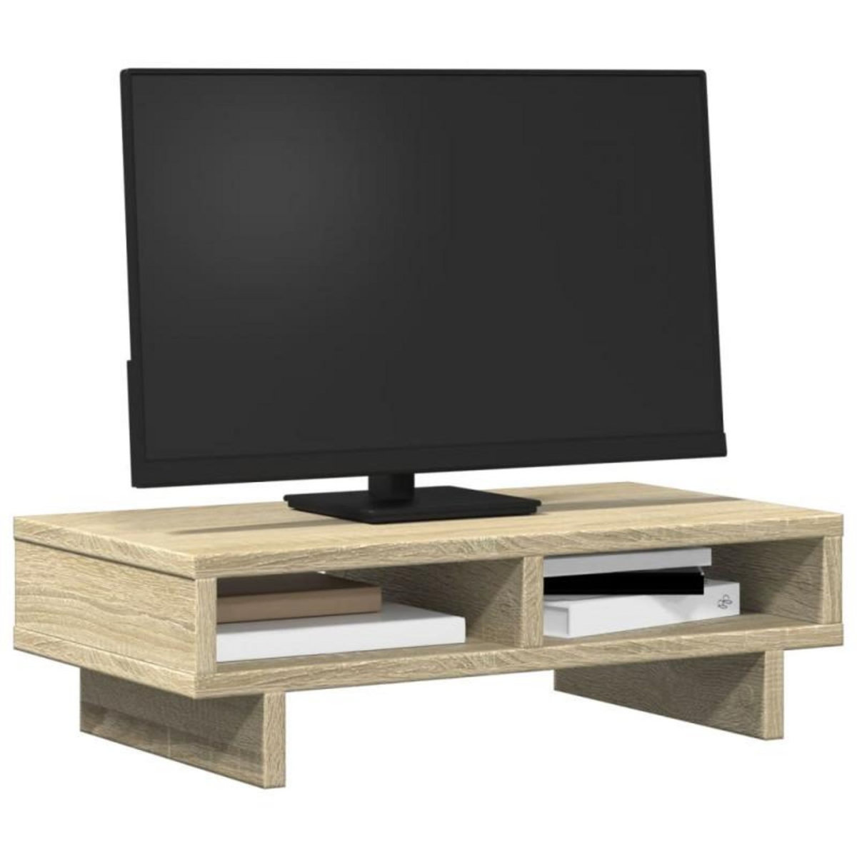 VIDAXL Support de moniteur chêne sonoma 50x27x15 cm bois d ingénierie