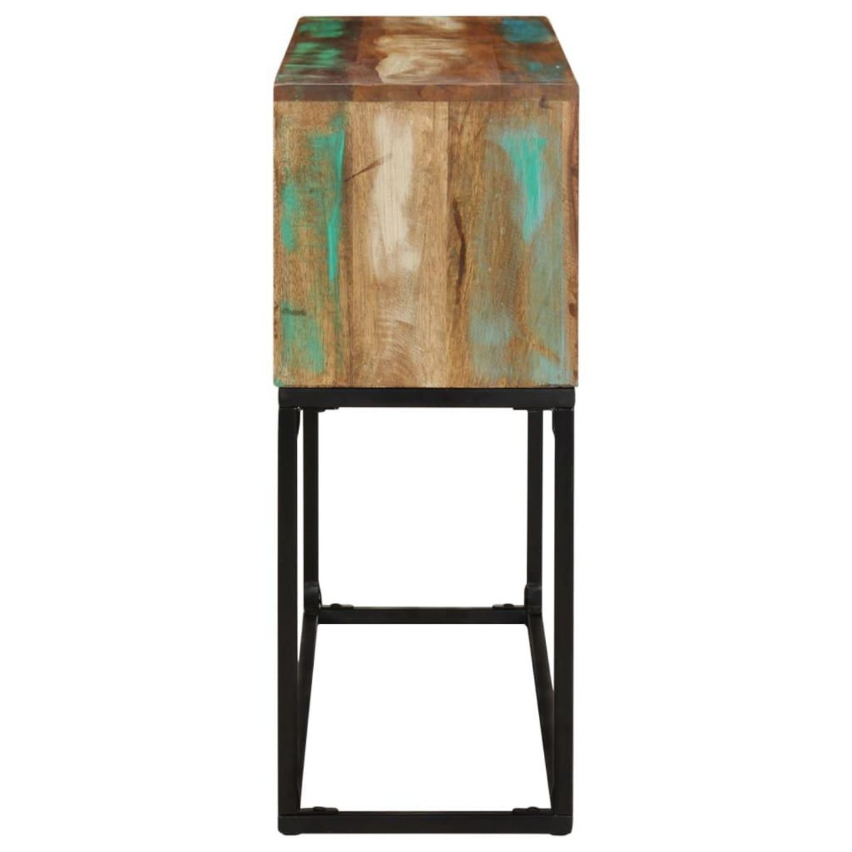 VIDAXL Table console 120x30x75 cm Bois de recuperation massif