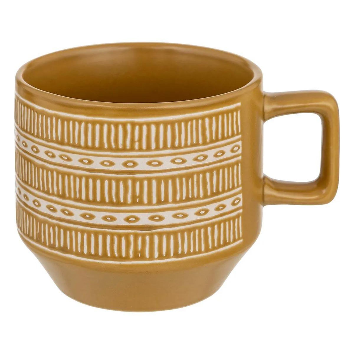 SECRET DE GOURMET Lot de 4 Mugs sur Rack  Inuit Dreams  23cl Multicolore
