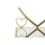 Voir la diapositive 5 : Paris Prix Lot de 2 Tables de Chevet Murales  Hearts  41cm Or