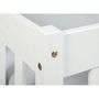 Voir la diapositive 9 : Lit Banquette en bois massif teinté blanc 90x200cm GUSTAVE