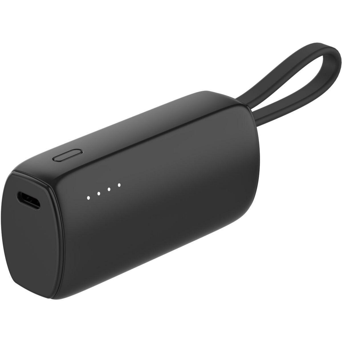 ESSENTIEL B Batterie externe 5 000 mAh avec cable USB-C intégré