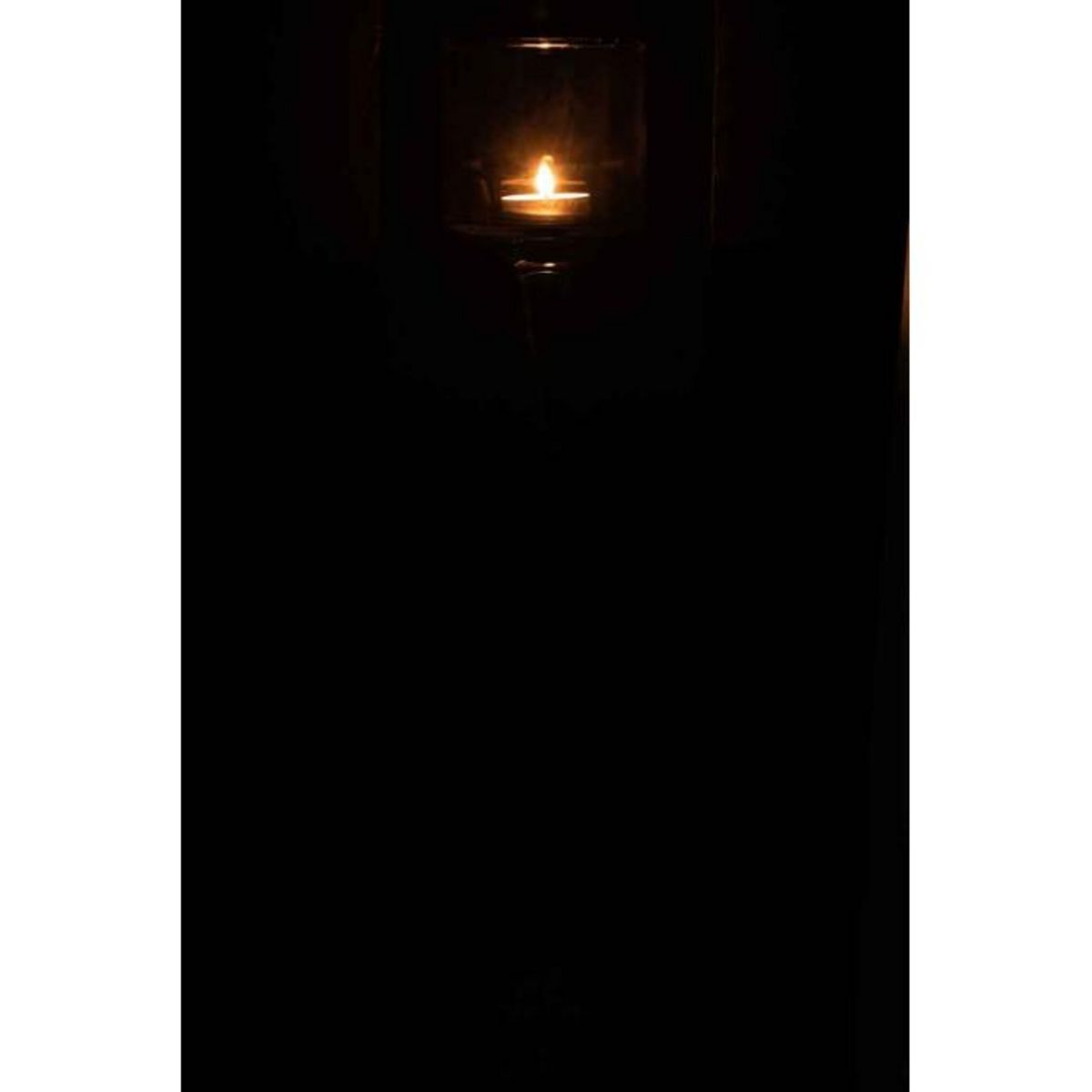 Paris Prix Photophore sur Pied  Verre  42cm Transparent