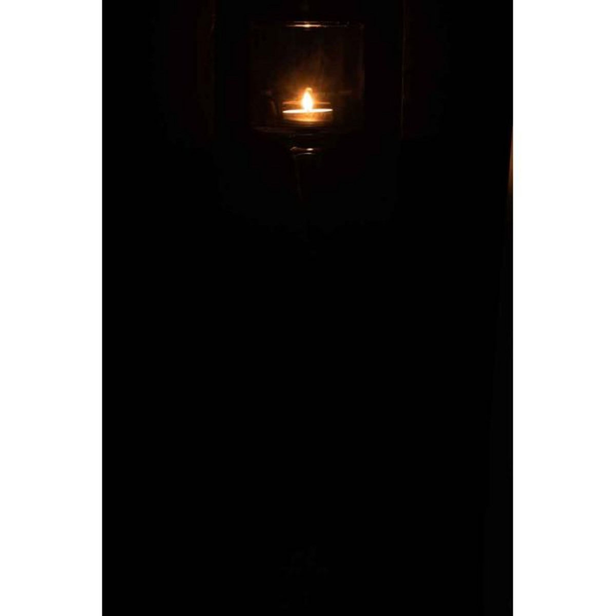 Paris Prix Photophore sur Pied  Verre  42cm Transparent