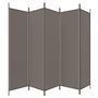 Voir la diapositive 5 : VIDAXL Cloison de separation 5 panneaux Anthracite 250x200 cm Tissu