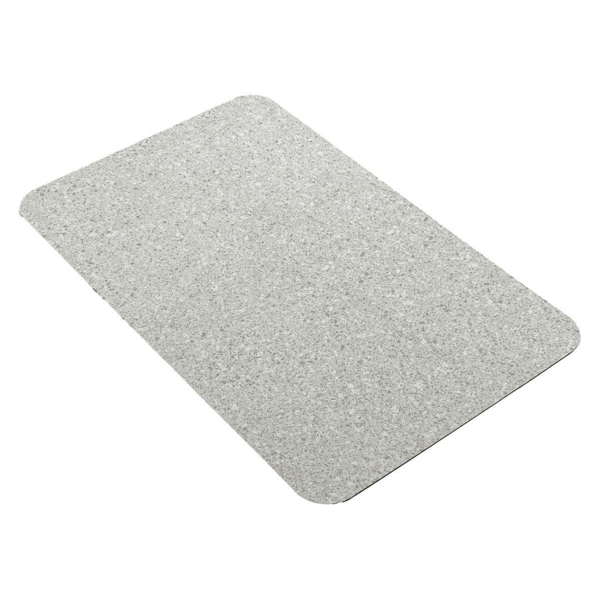 Voir la diapositive 2 : Douceur d'Intérieur Tapis de bain ultra-absorbant  granite  50x80cm gris