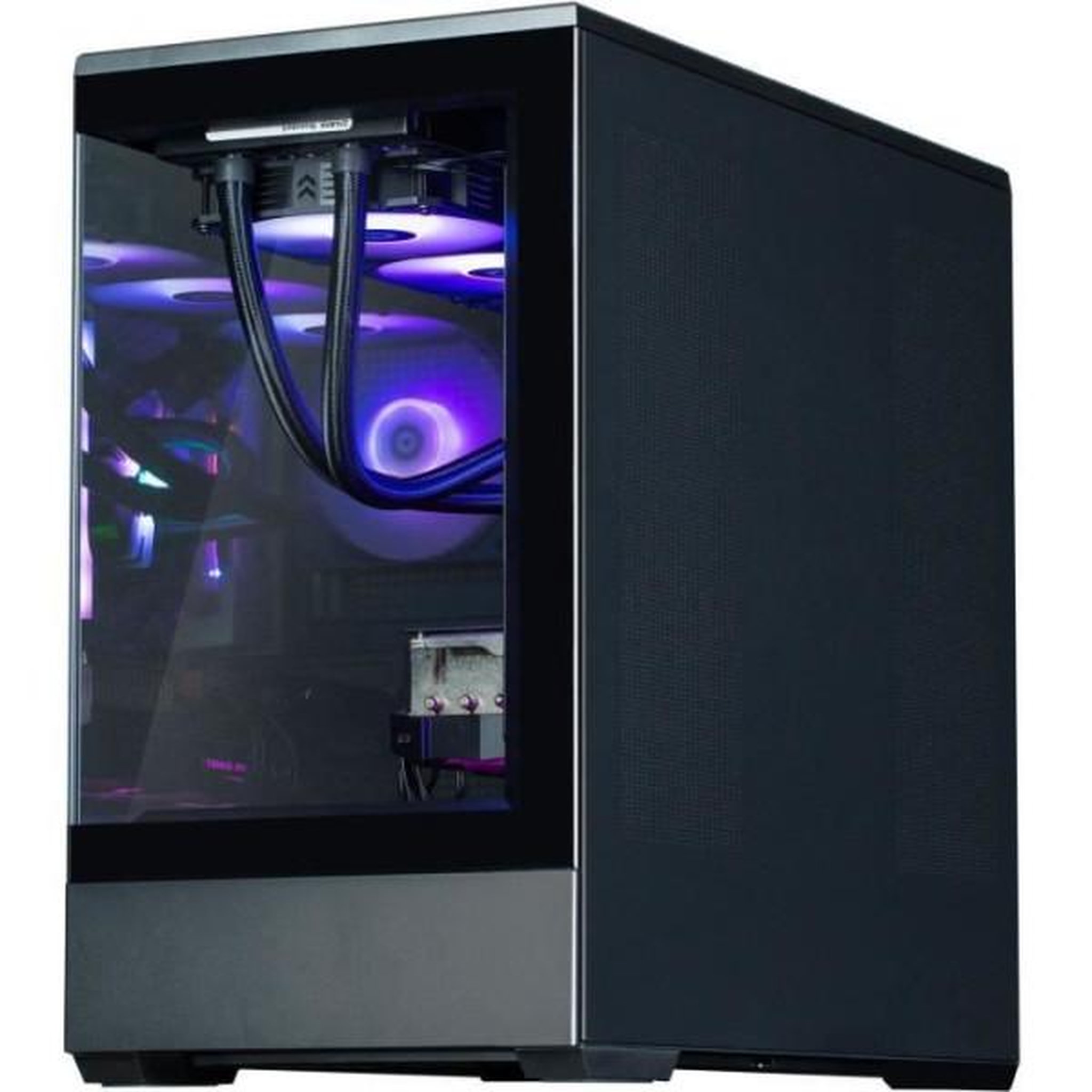 Voir la diapositive 5 : Zalman Boitier PC sans alimentation - ZALMAN P30 (Noir) - Mini tour - Micro-ATX - Ventilateurs ARGB