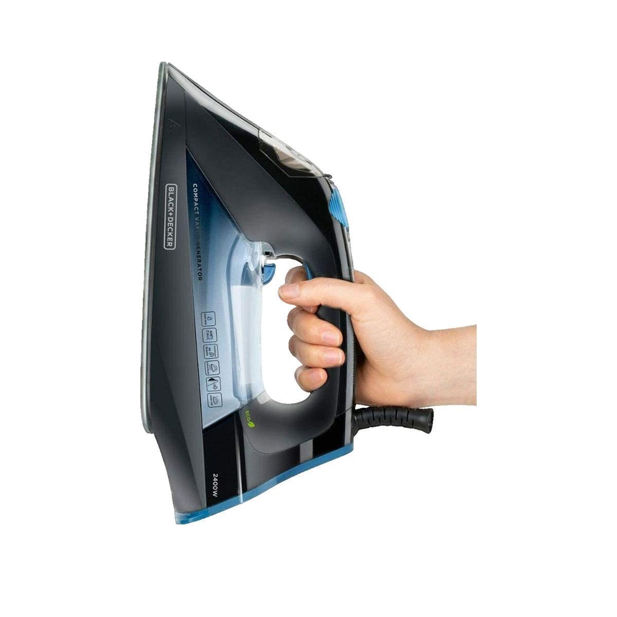 Voir la diapositive 3 : BLACK ET DECKER Fer à repasser Black & Decker BXIR2401E Semelle Céramique
