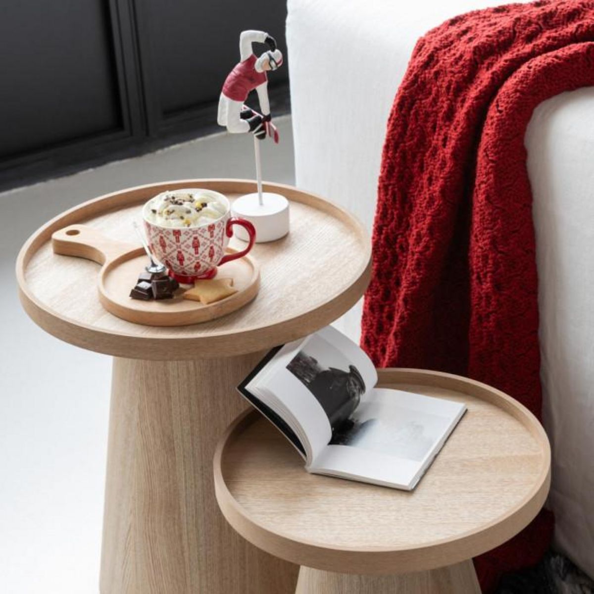 Paris Prix Plaid Uni  Tricoté  130x180cm Rouge