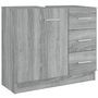 Voir la diapositive 2 : VIDAXL Armoire de lavabo Sonoma gris 63x30x54 cm Bois d'ingenierie