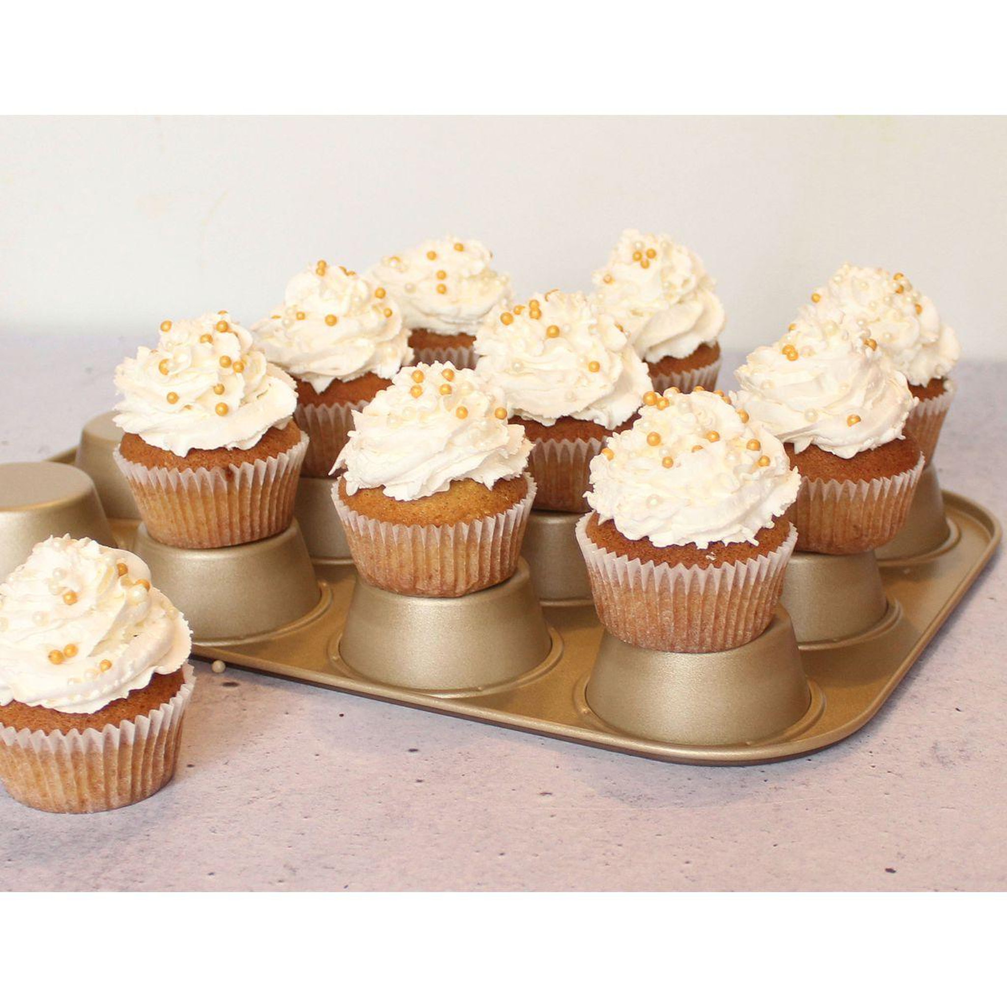 Voir la diapositive 2 : ZENKER Lot de 75 moules à muffins en papier 5 cm zenker smart pastry
