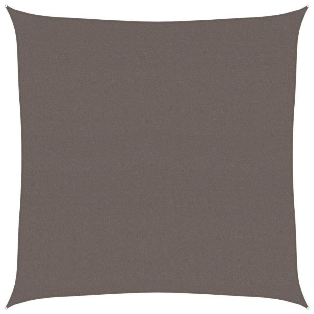 VIDAXL Voile d'ombrage 160 g/m^2 Anthracite 7x7 m PEHD