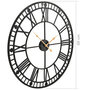 Voir la diapositive 6 : VIDAXL Horloge murale vintage avec mouvement a quartz Metal 60 cm XXL