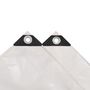 Voir la diapositive 3 : VIDAXL Bache 650 g / m^2 3 x 5 m Blanc