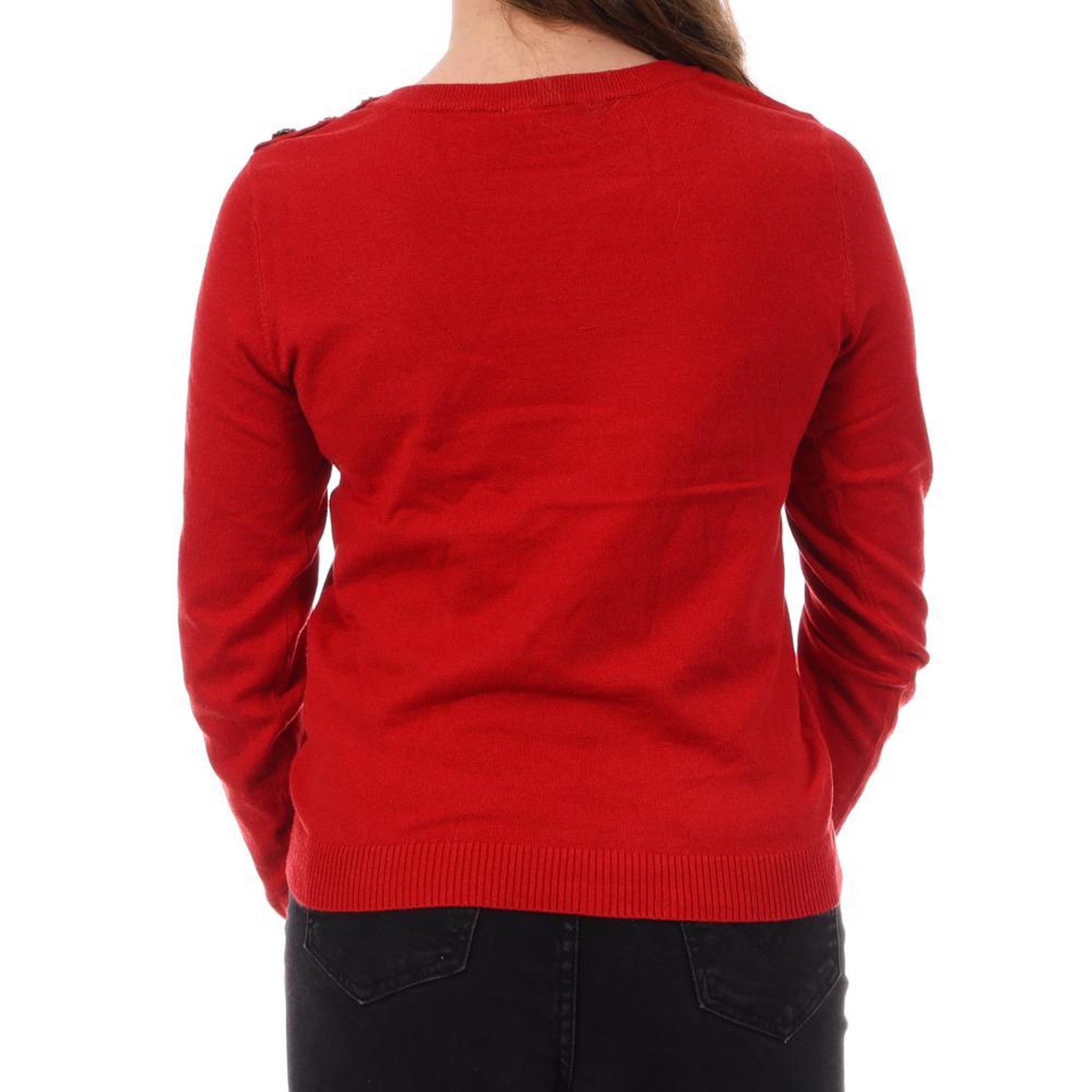Voir la diapositive 2 : MORGAN Pull Rouge Femme Morgan MKISS