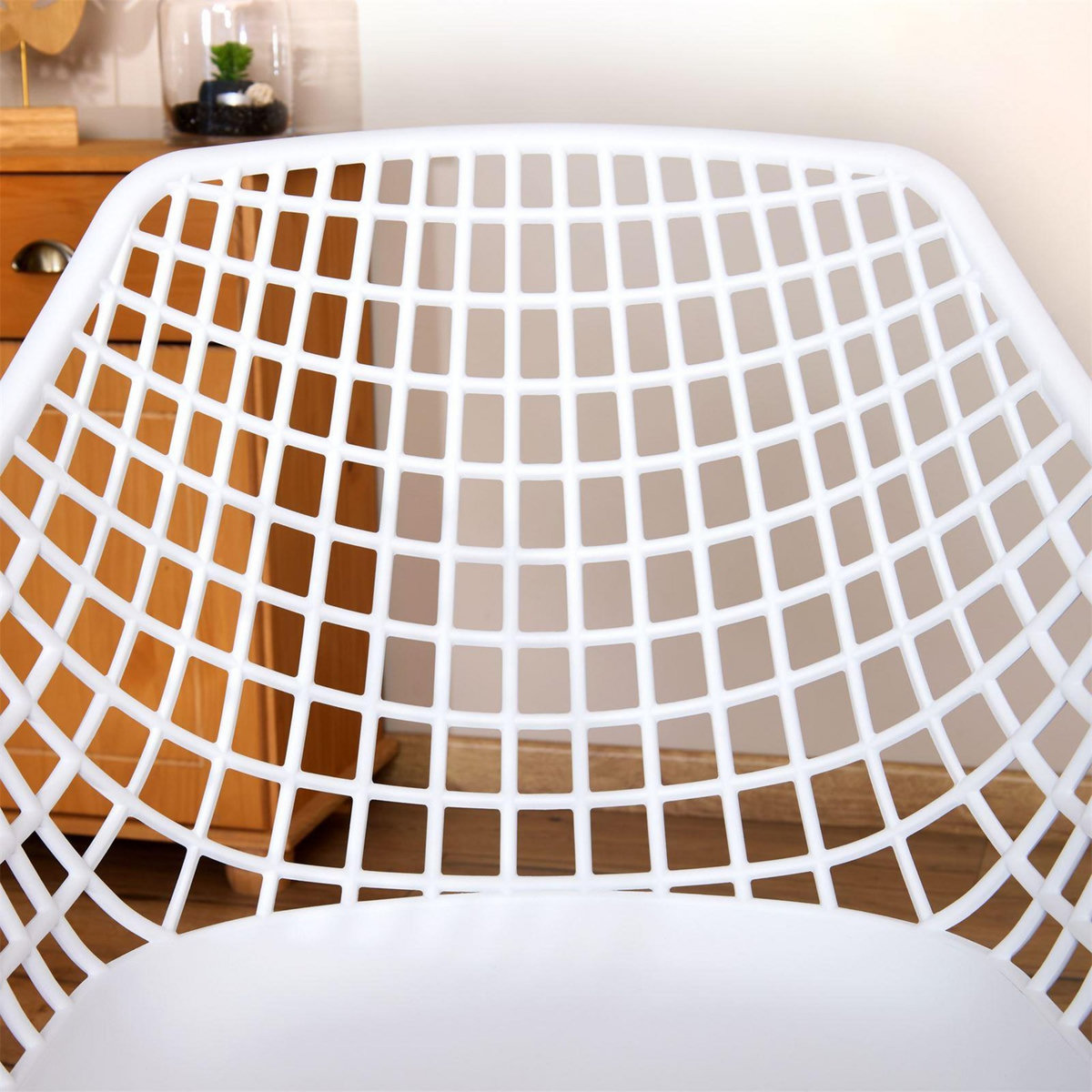 IDIMEX Lot de 4 chaises LUCIA, en plastique