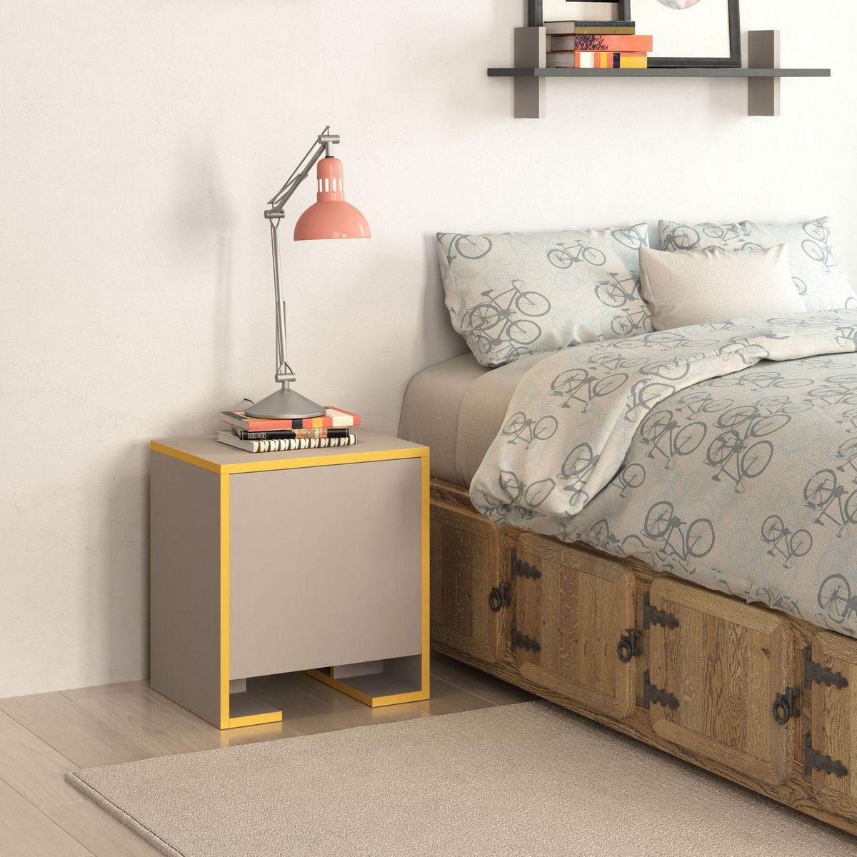 TOILINUX Table de chevet Payti