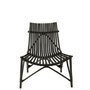 Voir la diapositive 3 : Paris Prix Fauteuil Design en Rotin  Margery  84cm Noir