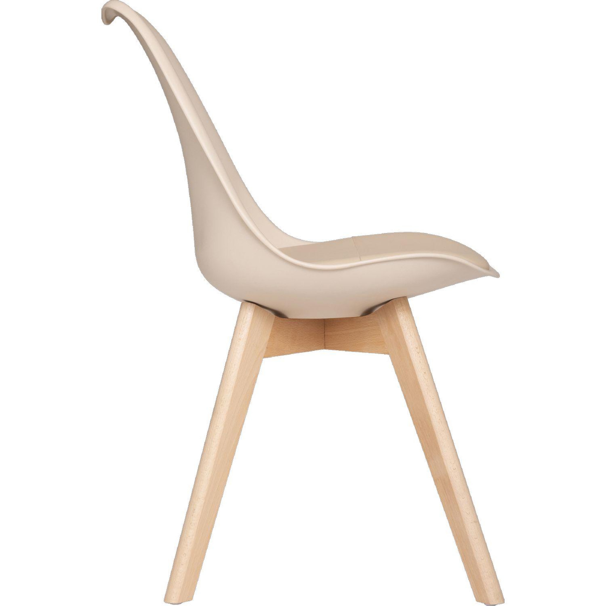 Voir la diapositive 4 : TOILINUX Lot de 4 chaises design scandinave baya