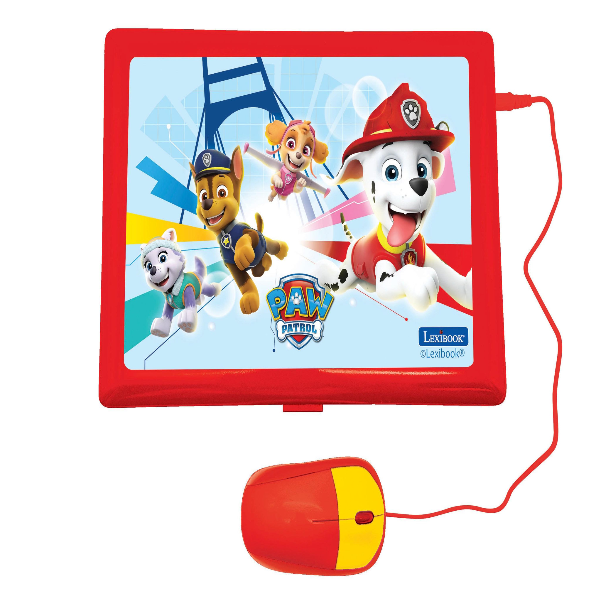 Voir la diapositive 2 : Lexibook Ordinateur portable éducatif bilingue La Pat Patrouille avec 124 activités (FR/NL)