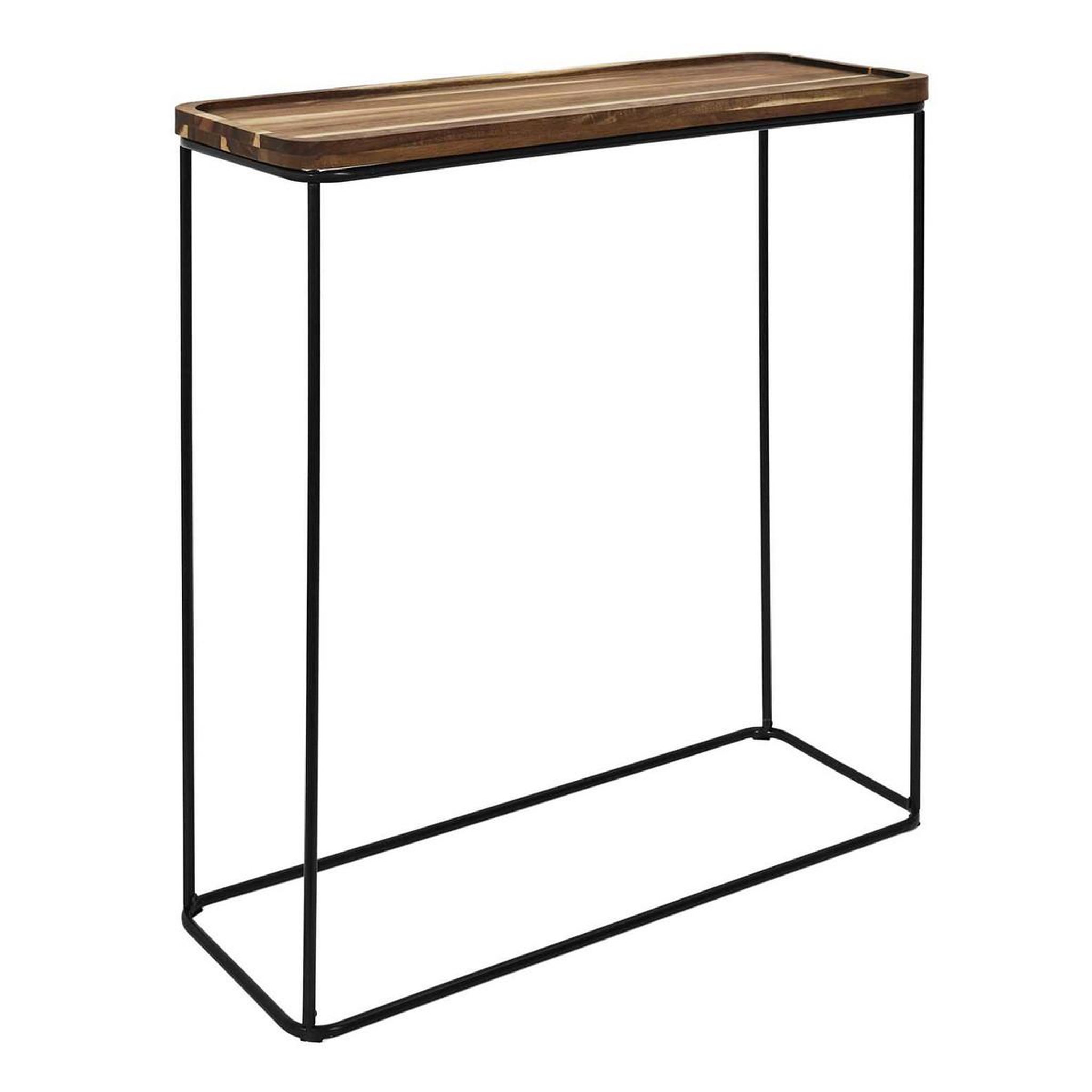The Home Deco Factory Console en bois  acacia  82cm marron