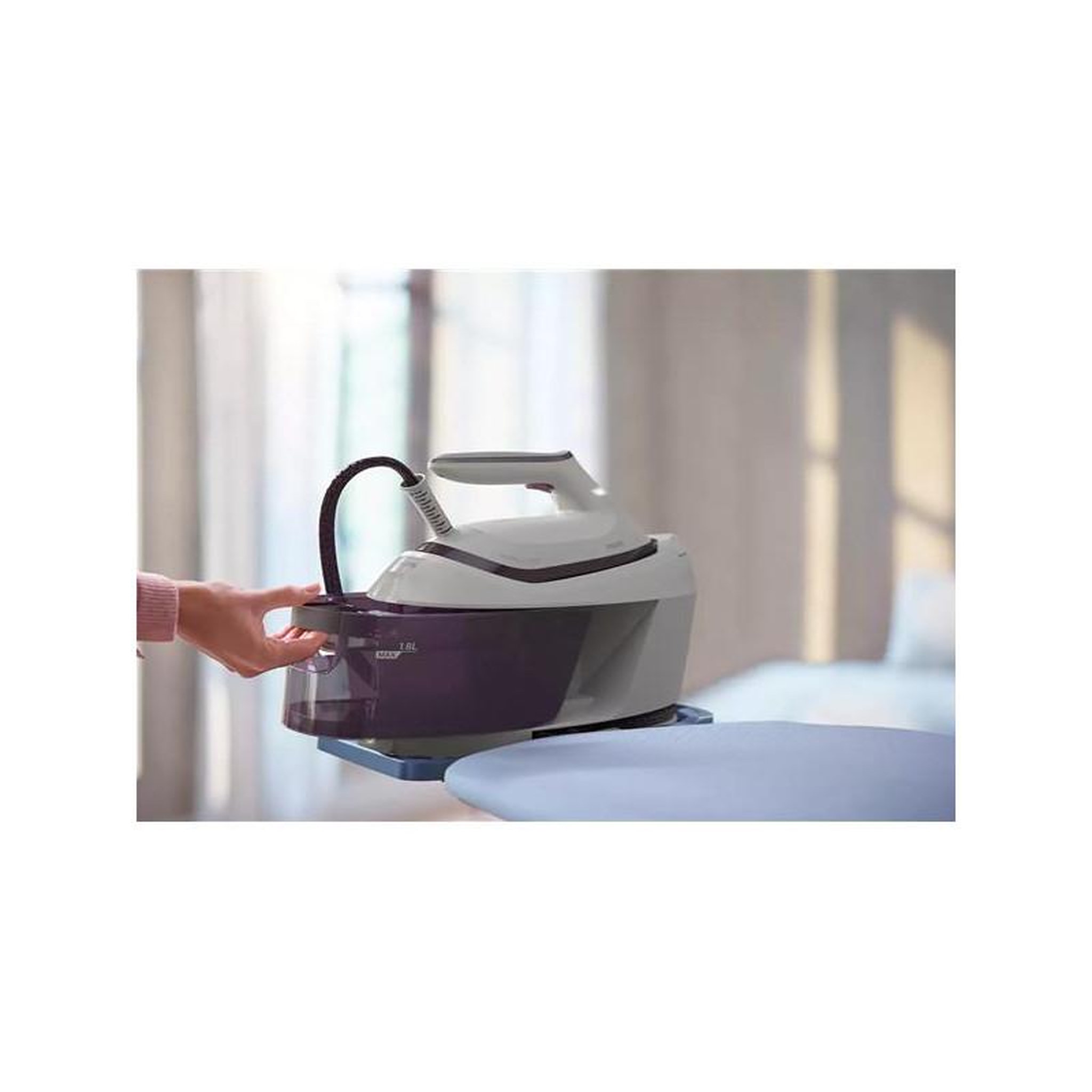 Voir la diapositive 5 : Philips Centrale vapeur 6,5bars 130g/min autonomie illimitée - PSG6020-30
