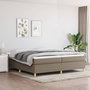 Voir la diapositive 1 : VIDAXL Cadre de lit sans matelas taupe 200x200 cm tissu
