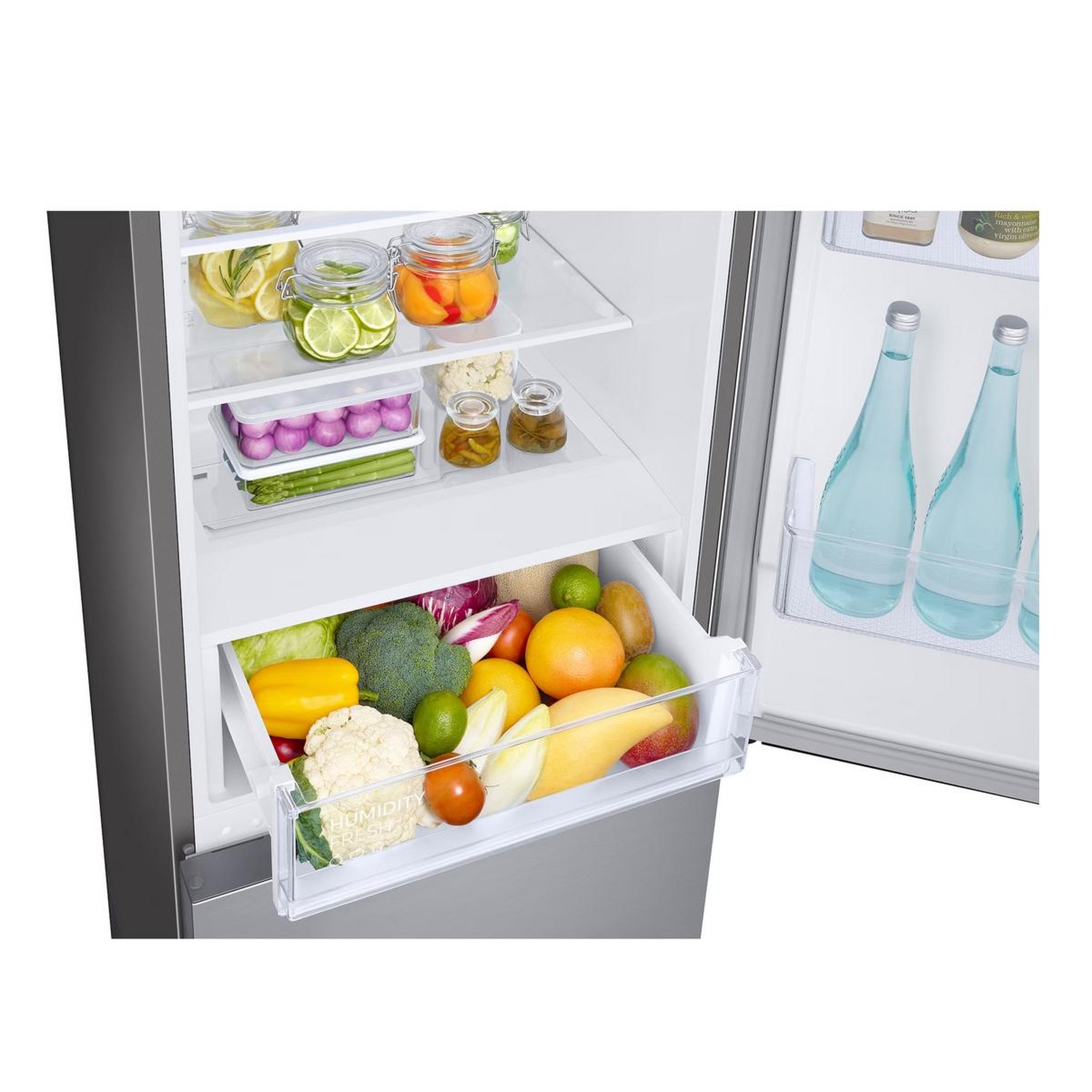 Voir la diapositive 6 : Samsung Réfrigérateur combiné 60cm 344l ventilé - rb33b610esa
