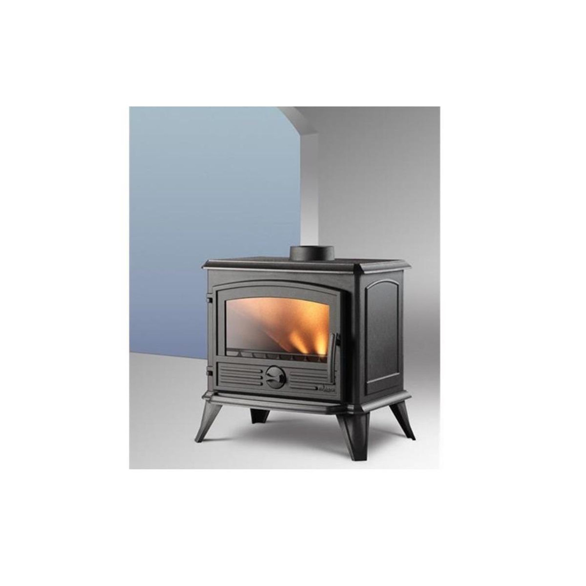 Voir la diapositive 3 : Invicta Poêle à bois fonte 8.5 kw samara - P914844