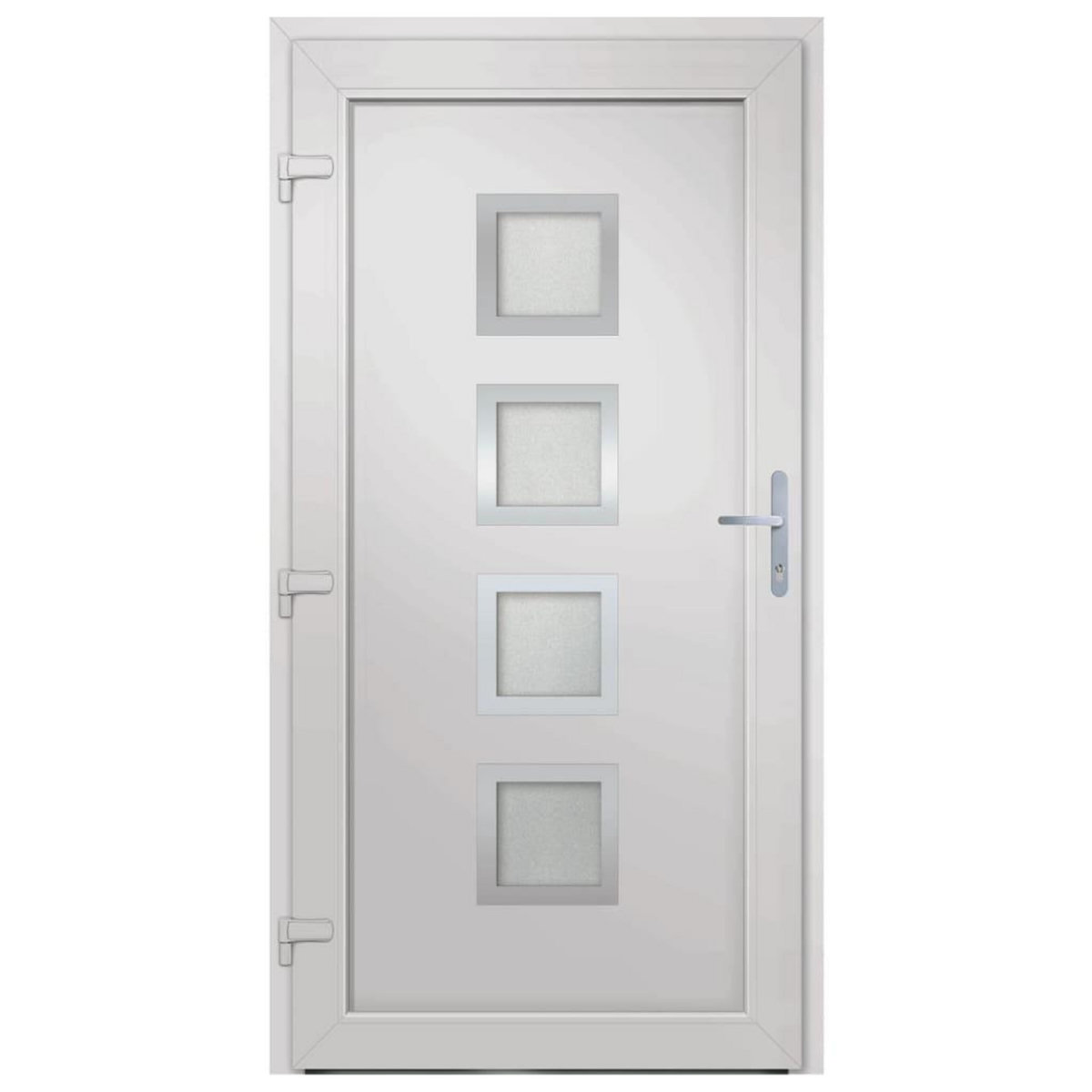 VIDAXL Porte d'entree Blanc 108x200 cm PVC