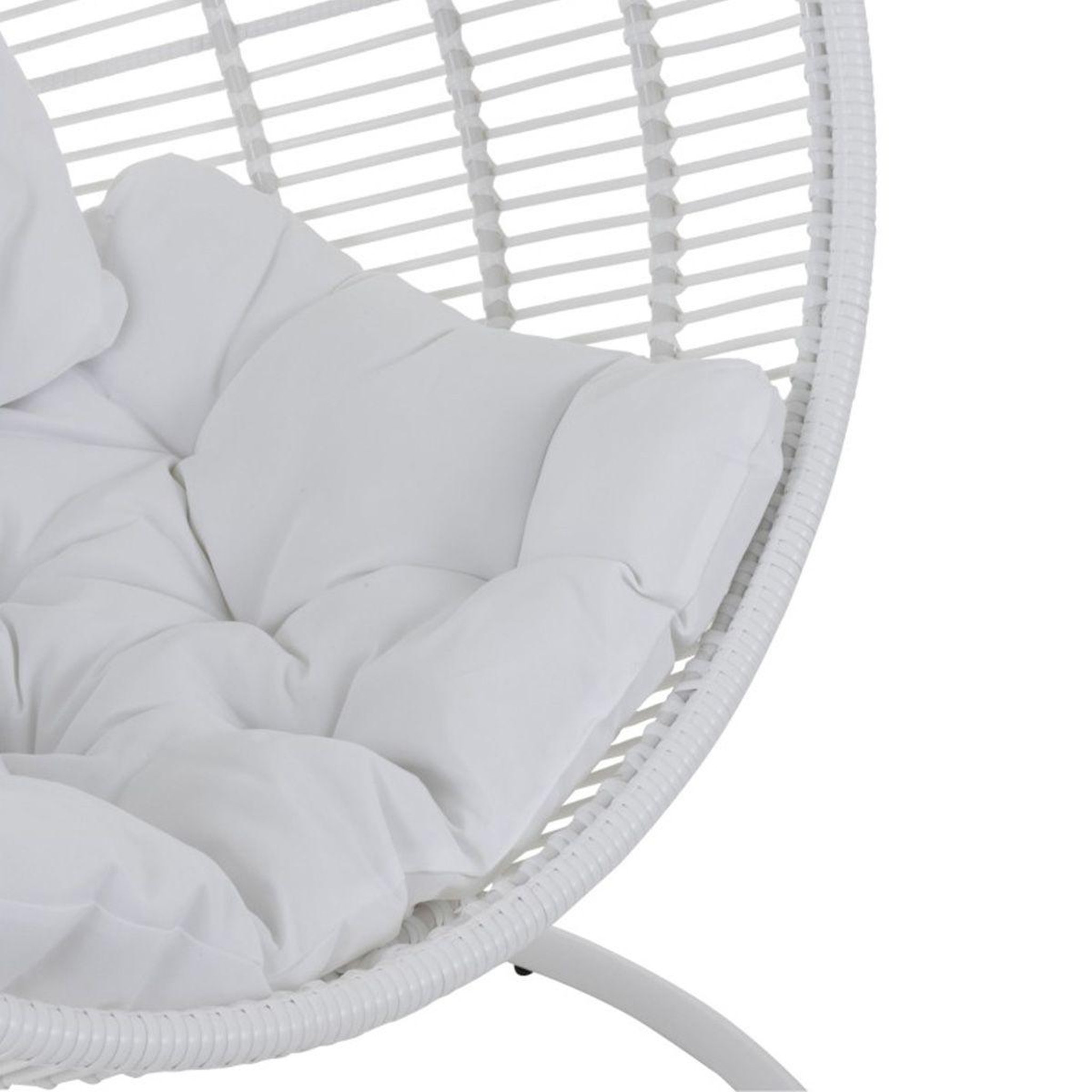 Voir la diapositive 6 : J-LINE Fauteuil suspendu rond  aciera  193cm blanc