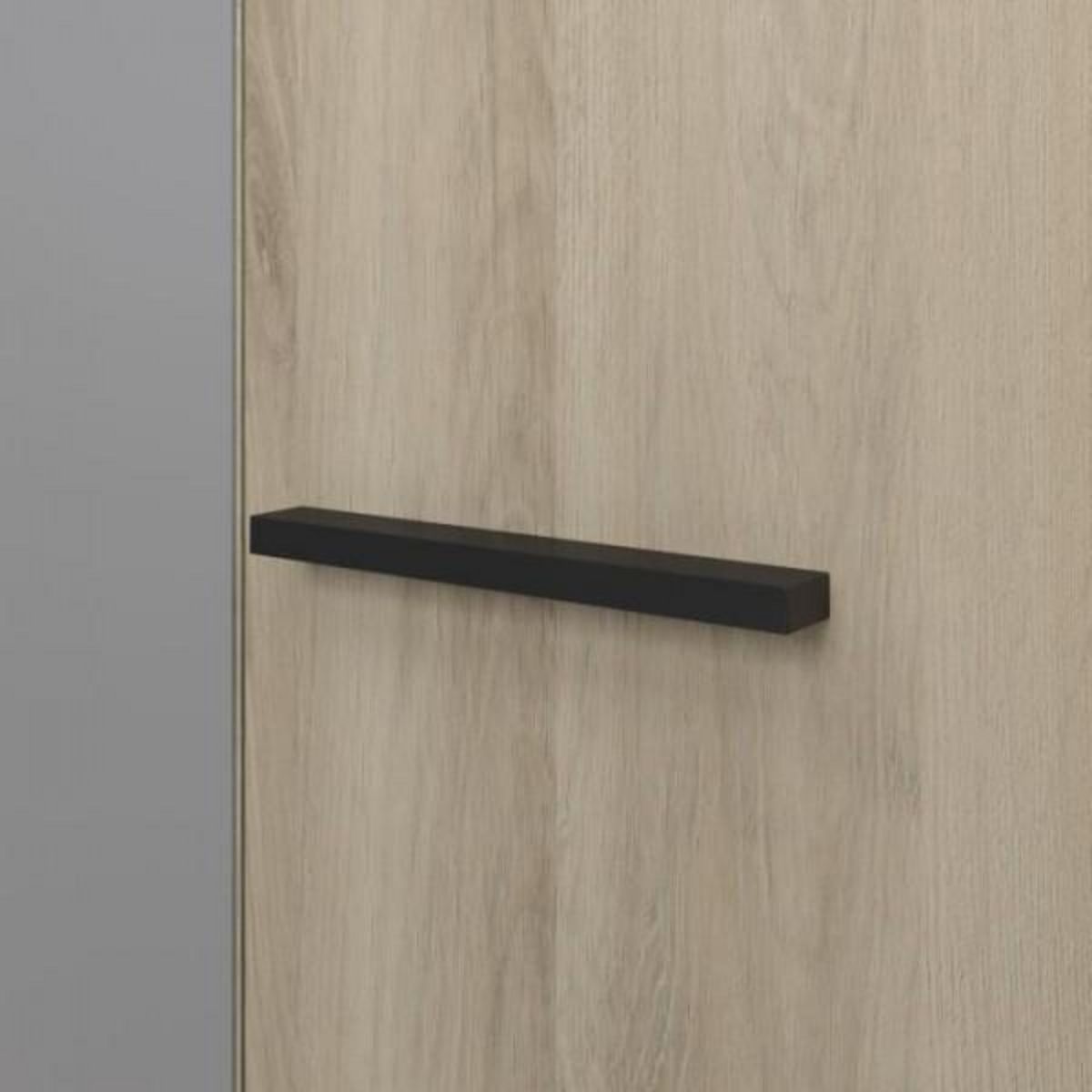 Demeyere Armoire - Décor Chene Kronberg - 4 portes et 2 tiroirs - Chambre - L 198 x H 203,1 x 56,6 cm - COLORADO