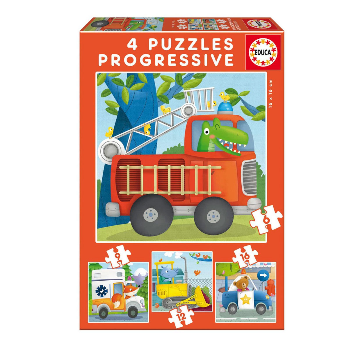 EDUCA 4 Puzzles progressifs : patrouille de sauvetage