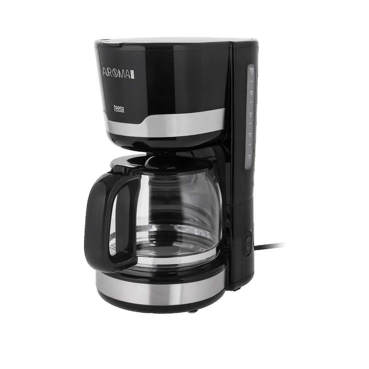 Tesa Cafetière teesa Moderne filtre 12 tasses noire