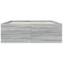 Voir la diapositive 4 : VIDAXL Cadre de lit sans matelas sonoma gris 140x190 cm