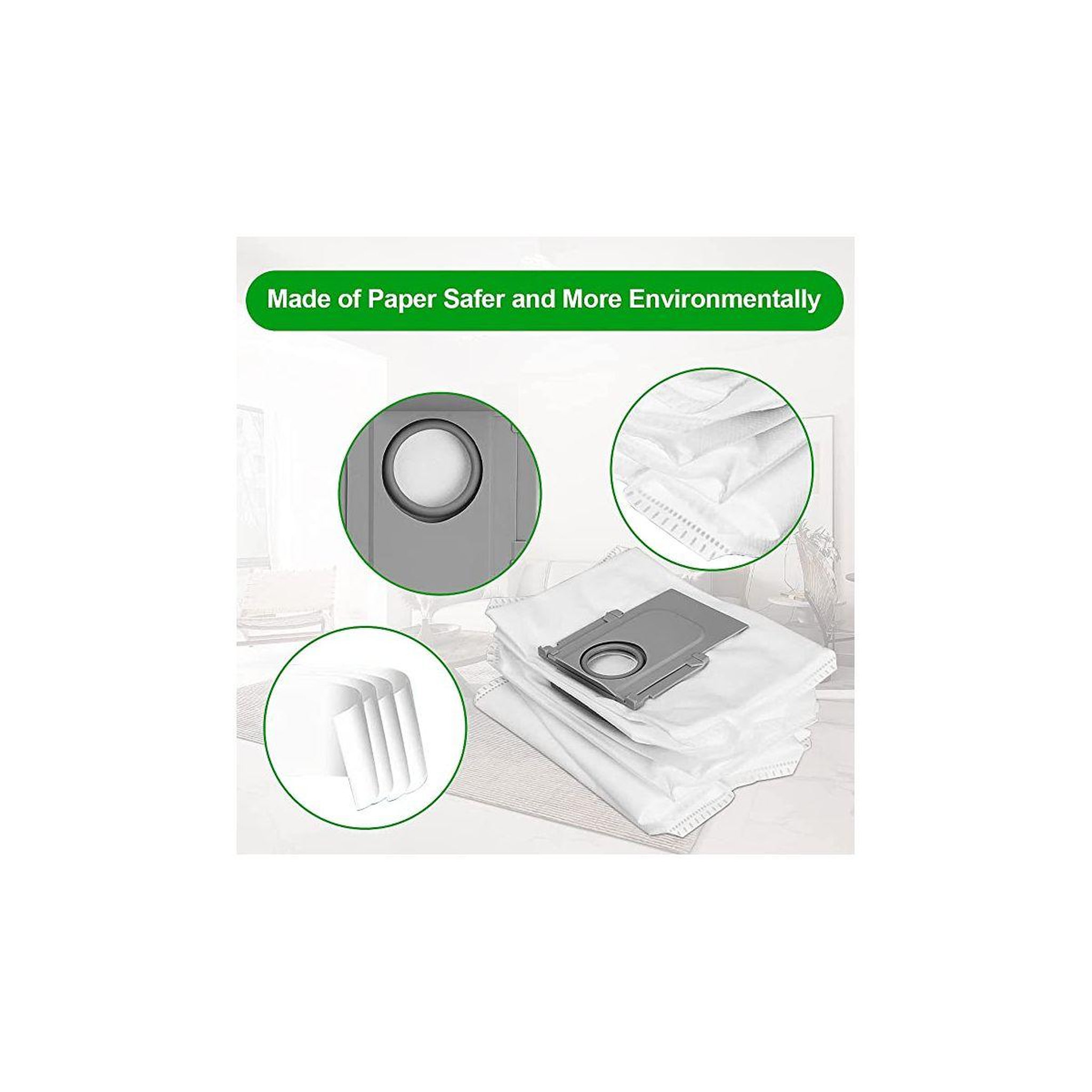 Voir la diapositive 2 : ROBOROCK Sac à poussière Vacuum Cleaner 6pcs