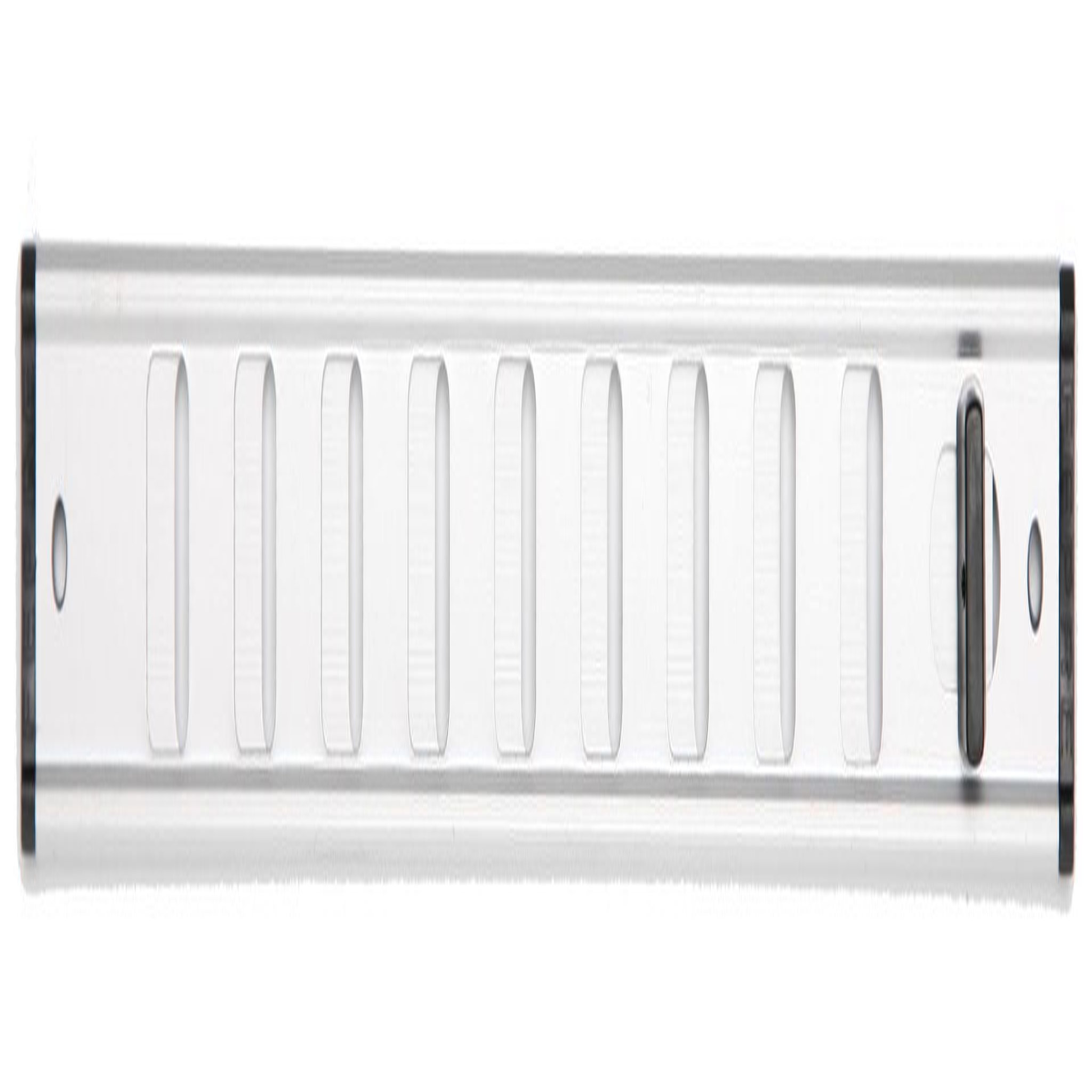 CENTRALE BRICO Entrée d'air aluminium anodisé, L.2.2 x l.27.5 cm