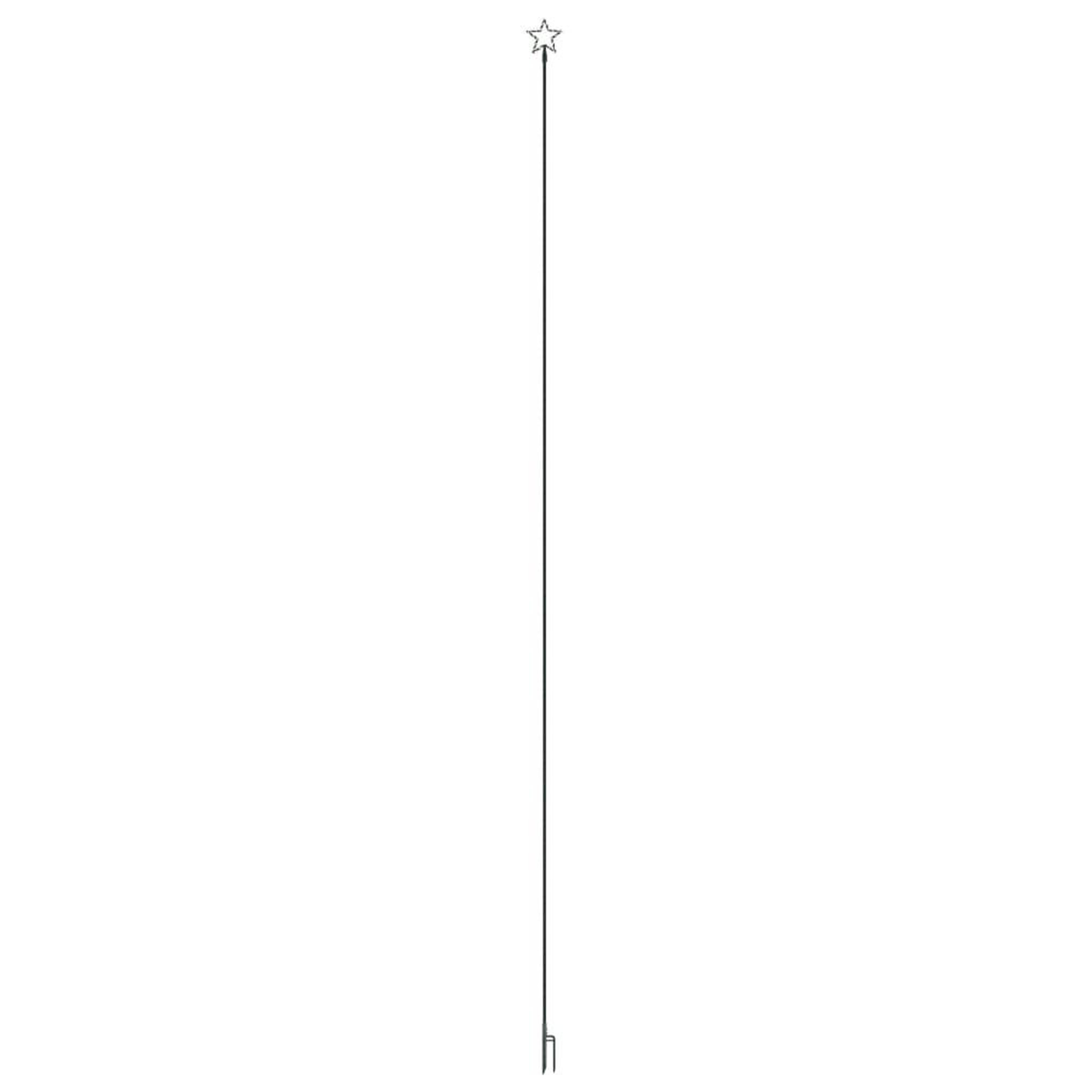 Voir la diapositive 4 : VIDAXL Sapin de Noël a LED Int/Exterieur 1300 LED blanc froid 8 m