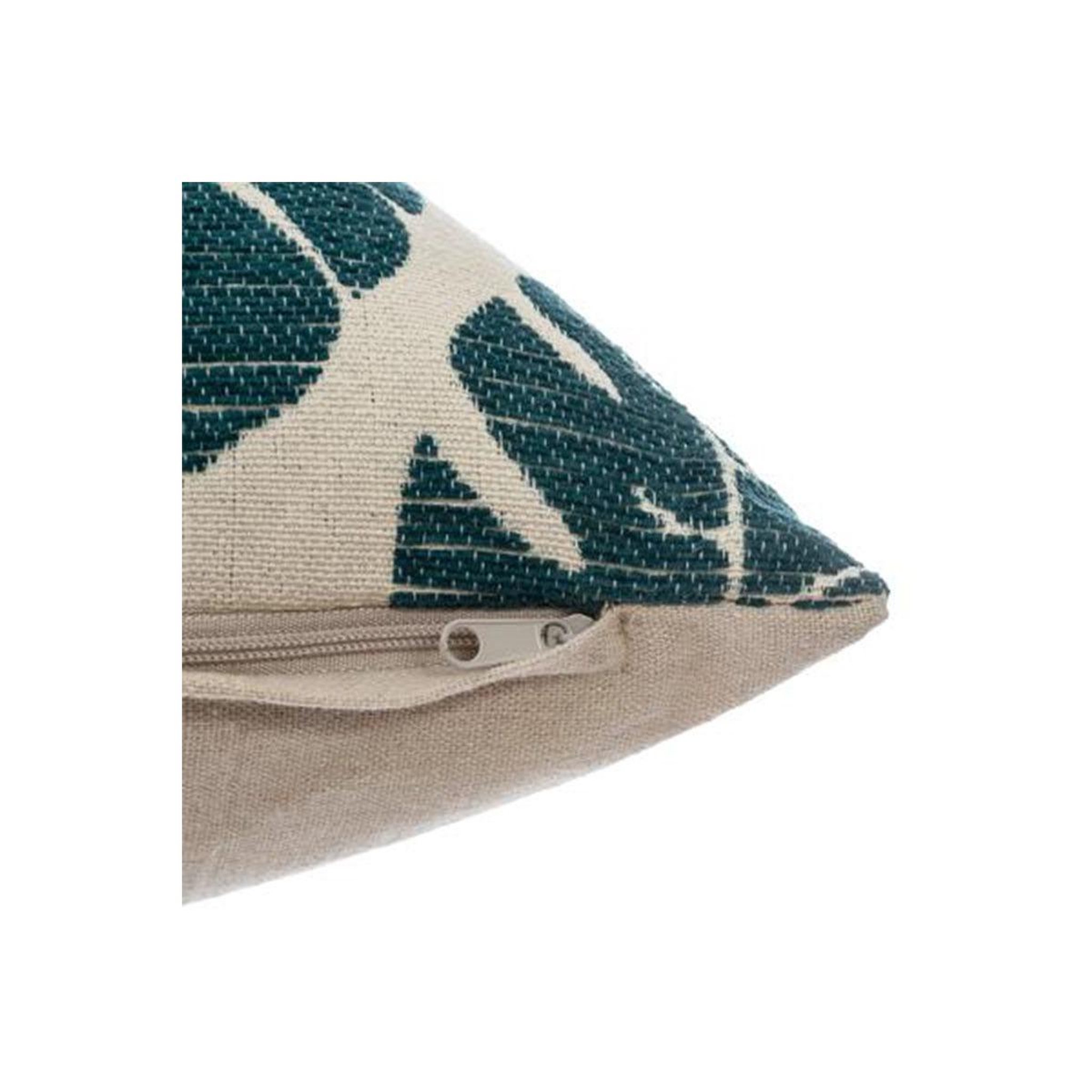 Voir la diapositive 3 : ATMOSPHERA Housse de coussin  chen feuil  40x40cm vert