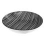 Voir la diapositive 2 : SECRET DE GOURMET Lot de 6 Assiettes Creuses  Bohemia Zèbre  20cm Noir