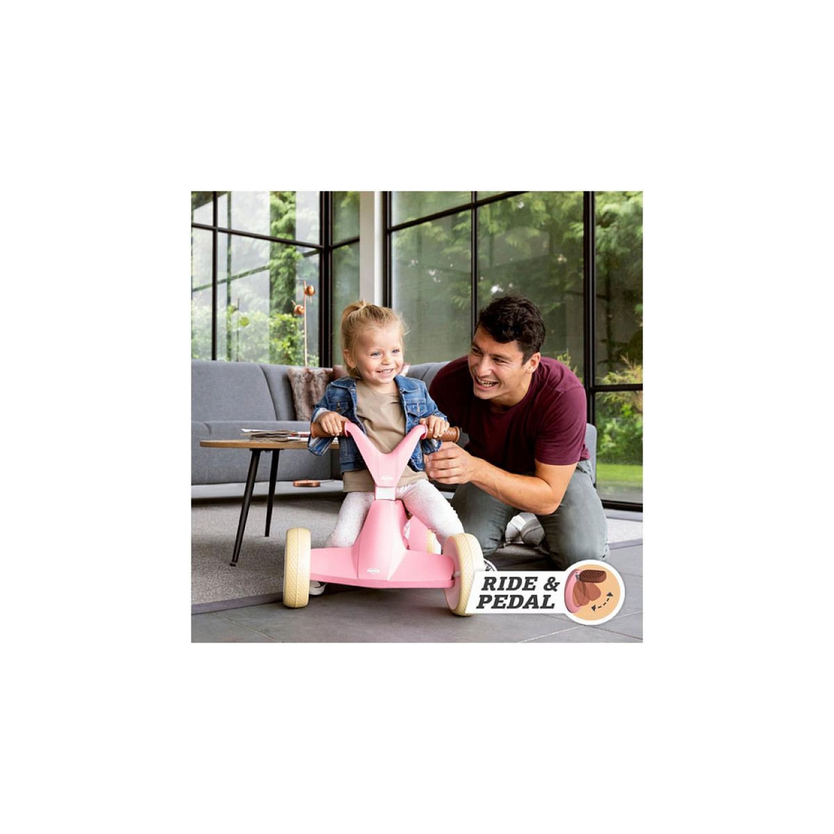 Berg Porteur GO² Retro rose