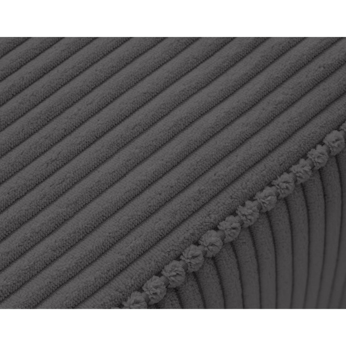 BEST MOBILIER Topaze - lit coffre - 160x200 cm - sommier inclus - velours côtelé