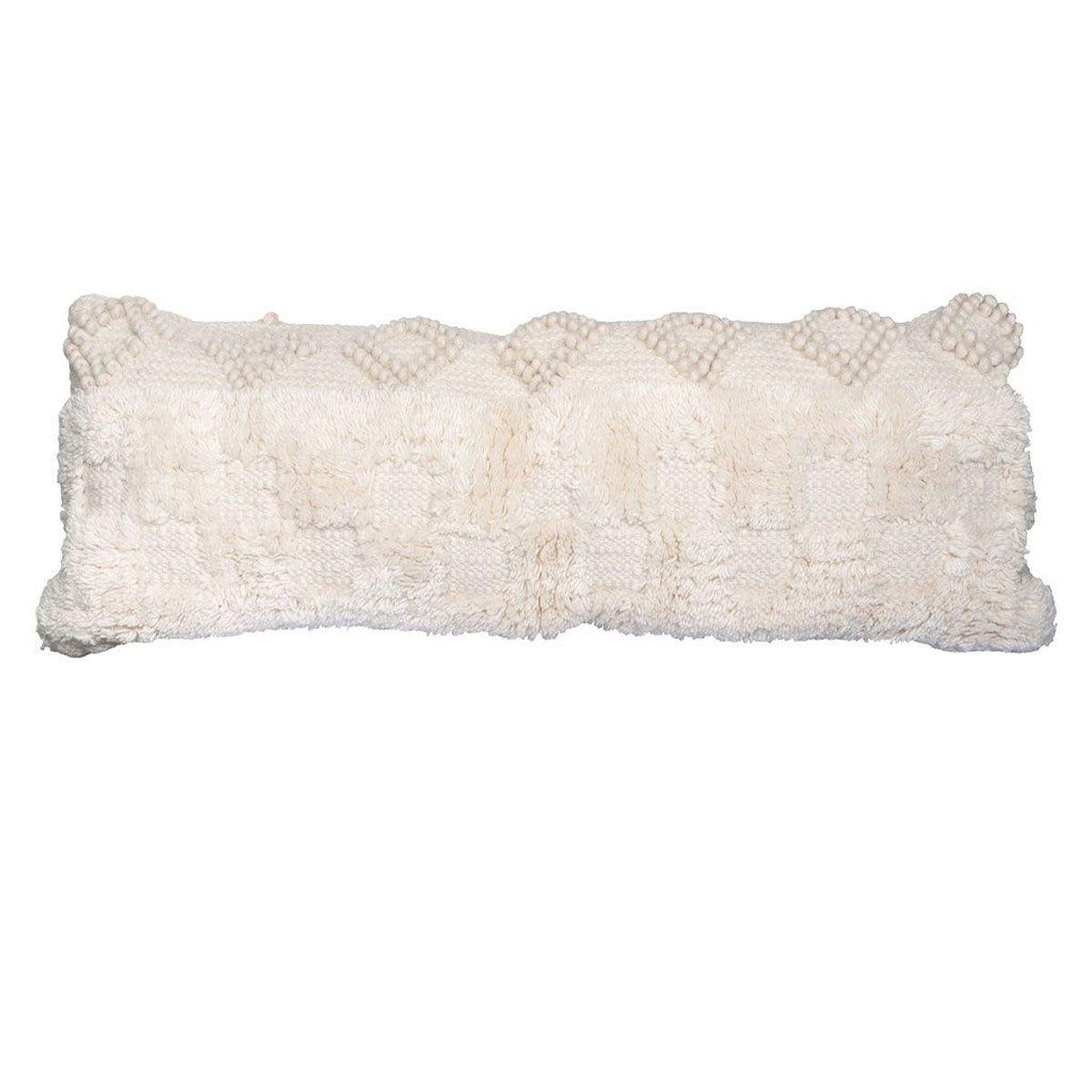Paris Prix Coussin tissé à la main  bohist  35x95cm naturel