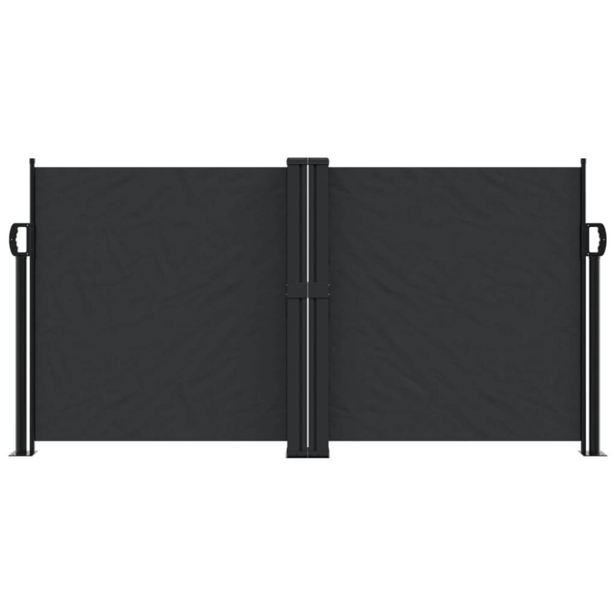 VIDAXL Auvent lateral retractable noir 120x1000 cm