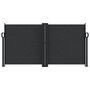 Voir la diapositive 3 : VIDAXL Auvent lateral retractable noir 120x1000 cm