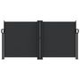 Voir la diapositive 3 : VIDAXL Auvent lateral retractable noir 120x1000 cm