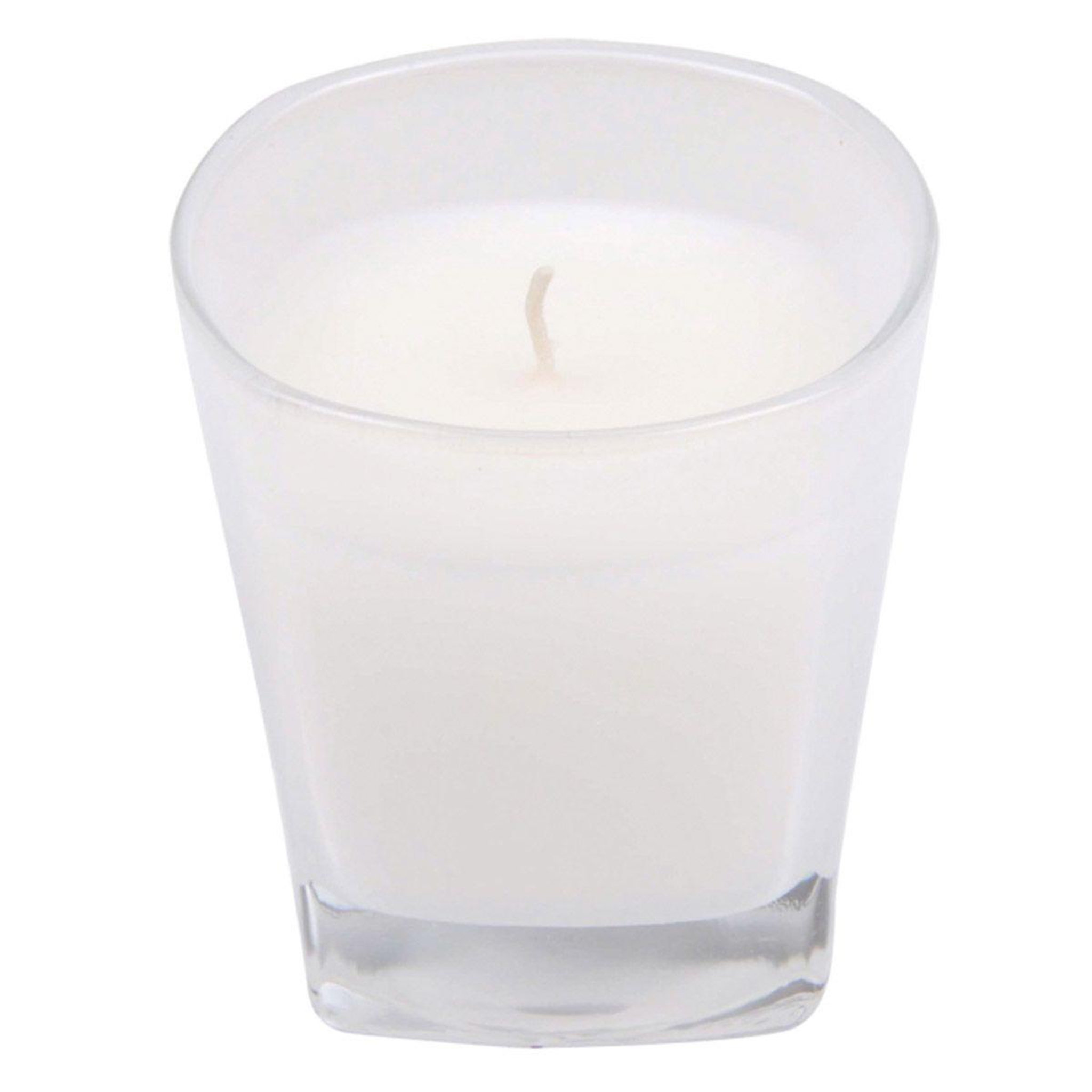 HOMEA Bougie parfumée en verre  essentiel  7cm jasmin