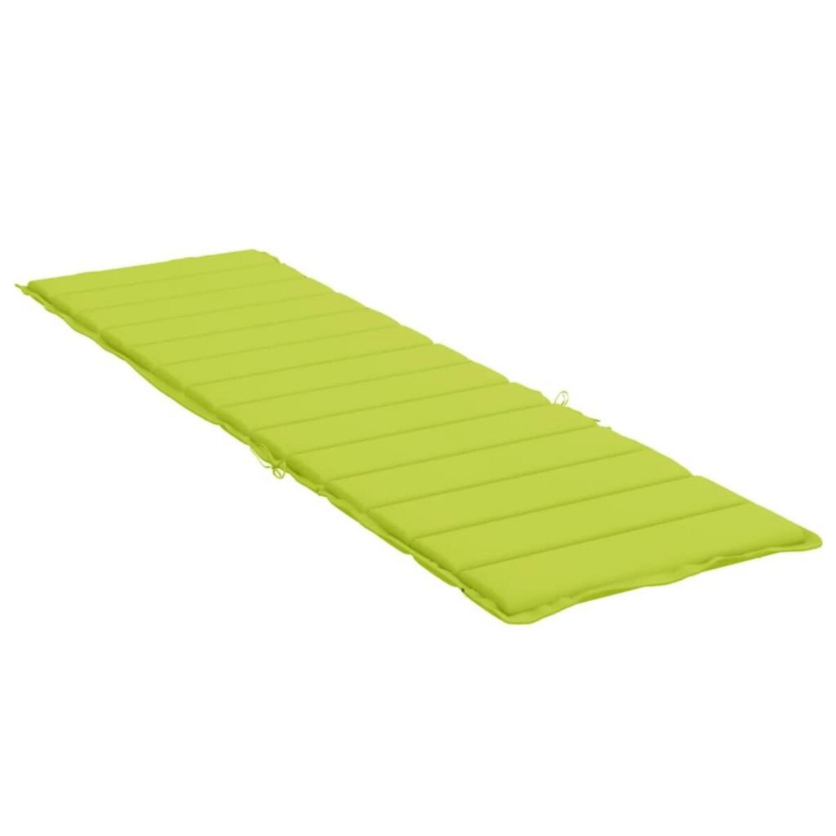 VIDAXL Coussin de chaise longue vert vif 200x50x3 cm tissu oxford