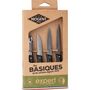 Voir la diapositive 2 : Nogent 3 etoiles Coffret de 3 couteaux et un éplucheur - 00087v