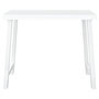 Voir la diapositive 3 : VIDAXL Table de camping blanc 79x56x64 cm PP aspect de bois